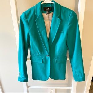 Teal H&M blazer
